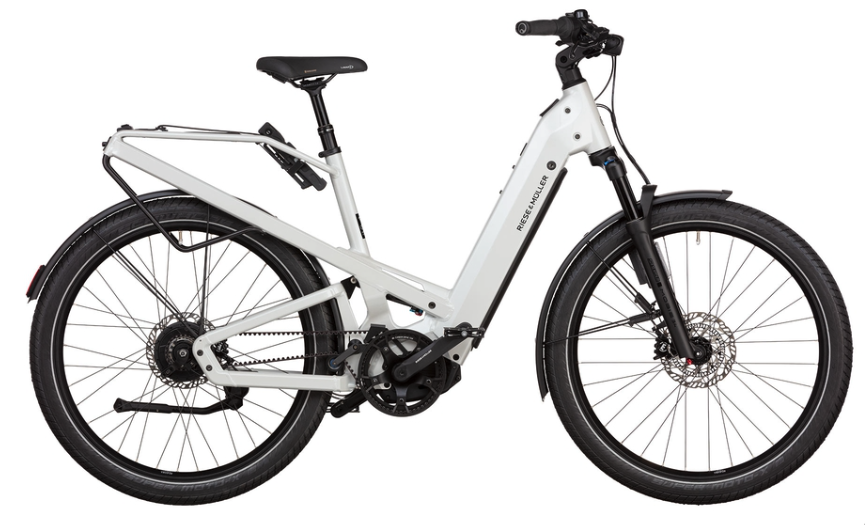 RIESE&amp;MÜLLER HOMAGE 4 GT VARIO / 54 cm / Pearl White / ABS / BATTERIE 625 Wh / KIT CONFORT / KIT GX / COCKPIT KIOX 300 / ABAISSEMENT DE LA SELLE / PUCE RX CHIP / (Code configuration F01122_060311011213140917)